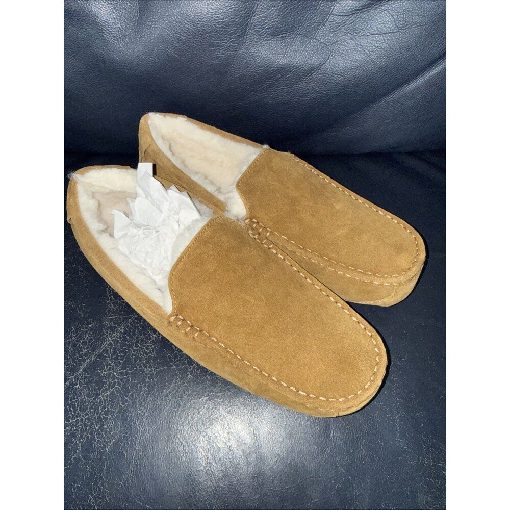 Koolaburra Tan Suede Moccasin Slippers